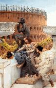 Sir Lawrence Alma-Tadema,OM.RA,RWS The Colosseum Spain oil painting artist